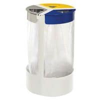 3 poubelles sur pied 3 x 45 L - Citwin essentiel - blanc Rossignol Pro