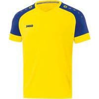 Maillot de foot manches courtes enfant - Jako - Champ 2.0 Jaune/Bleu