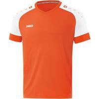 Maillot de foot manches courtes enfant - Jako - Champ 2.0 Orange/Blanc