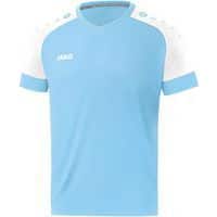 Maillot de foot manches courtes - Jako - Champ 2.0 Bleu clair/Blanc