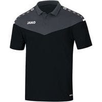 Polo manches courtes enfant - Jako - Champ 2.0 Noir/Gris