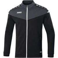 Veste de foot polyester enfant - Jako - Champ 2.0 Noir/Gris