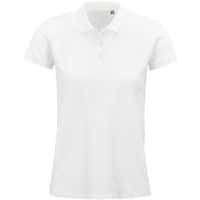 Polo personnalisable femme coton organique bio BLANC