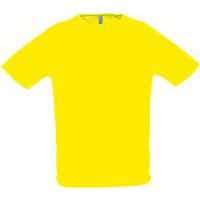 Tee-shirt personnalisable de sport homme en polyester CITRON