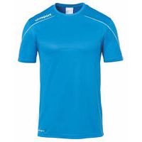 Maillot MC Stream 22 Cyan/Blanc UHLSPORT