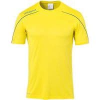 Maillot MC Stream 22 Jaune/Azur enfant UHLSPORT