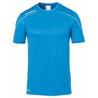 Maillot MC Stream 22 Cyan/Blanc enfant UHLSPORT