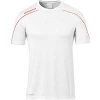 Maillot MC Stream 22 Blanc/Rouge enfant UHLSPORT