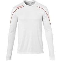 Maillot ML Stream 22 Blanc/Rouge UHLSPORT