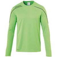 Maillot ML Stream 22 Vert fluo/Noir enfant UHLSPORT