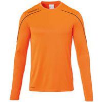 Maillot ML Stream 22 Orange fluo/Noir enfant UHLSPORT