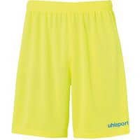 Short Center Jaune fluo/Bleu radar enfant UHLSPORT