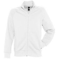 Veste zippée molleton Uni Tech blanc