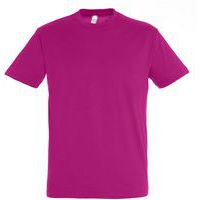 Tee-shirt personnalisable classic adulte 150g rose fushia