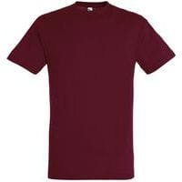 Tee-shirt personnalisable active adulte 190g bordeaux