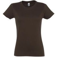 Tee-shirt personnalisable Active 190 g femme chocolat