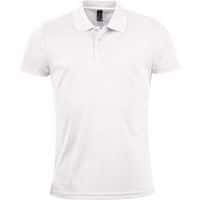 Polo personnalisable HOMME BLANC MULTITECH PES