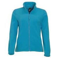 Veste polaire féminine Sol's Bleu aqua