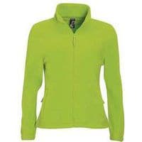 Veste polaire féminine Sol's Vert lime