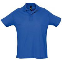 Polo personnalisable piqué Summer enfant bleu royal