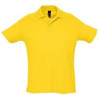 Polo personnalisable piqué Summer enfant jaune