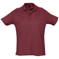 Polo personnalisable piqué Summer adulte bordeaux