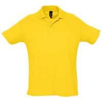 Polo personnalisable piqué Summer adulte jaune