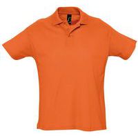 Polo personnalisable piqué Summer adulte orange