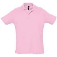 Polo personnalisable piqué Summer adulte rose