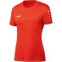 Maillot de foot manches courtes femme - Jako - Team Rouge fluo