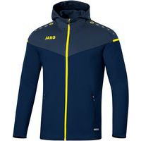 Veste de foot à capuchon femme - Jako - Champ 2.0 Bleu marine/Jaune