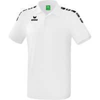 Polo - Erima - 5-c essential enfant blanc/noir