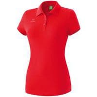 Polo teamsport - Erima - casual basic femme rouge