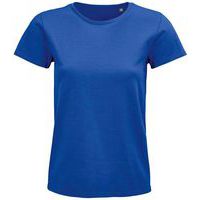 Tee-shirt personnalisable femme coton organique bio Jersey 175 ROYAL