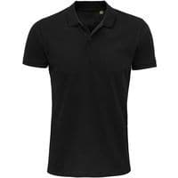 Polo personnalisable coton organique bio NOIR