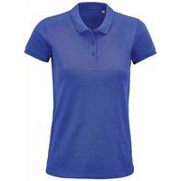 Polo personnalisable femme coton organique bio ROYAL