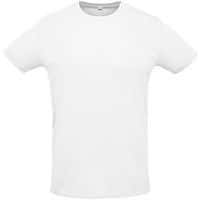 Tee-shirt personnalisable de sport en polyester BLANC