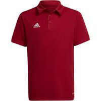 Polo enfant - adidas - entrada 22 rouge