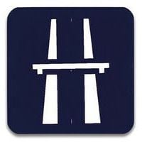 Panneau de signalisation- Autoroute