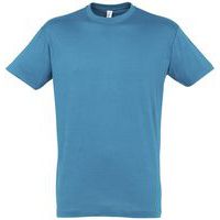 Tee-shirt personnalisable classic adulte 150g bleu aqua