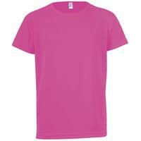 Tee-shirt personnalisable technic PES roseFluo