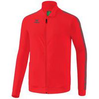 Veste de survêtement enfant - Erima - Tracktop Essential Team rouge/grey