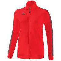 Veste de survêtement femme - Erima - Tracktop Essential Team rouge/grey