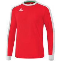 Maillot de foot manches longues enfant - Erima - Retro Star rouge/blanc