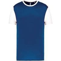 Maillot manches courtes - ProAct - bleu foncé/blanc