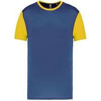 Maillot manches courtes enfant - ProAct - bleu royal/jaune