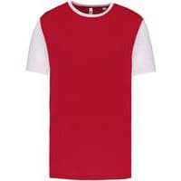 Maillot manches courtes enfant - ProAct - rouge/blanc