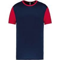 Maillot manches courtes enfant - ProAct - marine/rouge