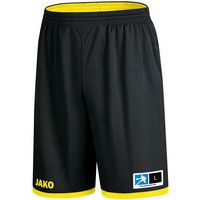 Short de basket réversible - Jako - Change 2.0 Noir/Jaune