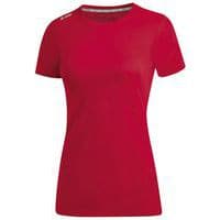 T-shirt running manches courtes femme - Jako - Run 2.0 Rouge